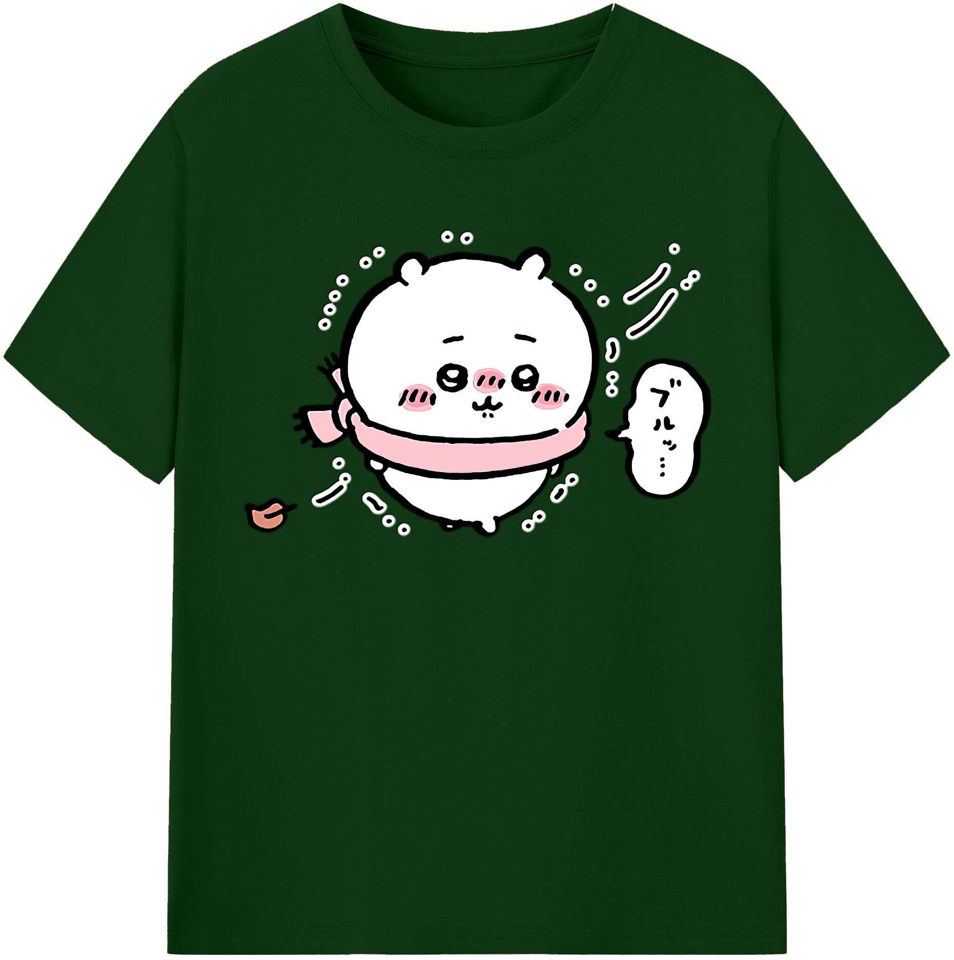 （画像用） ちいかわ ちいかわ Chii-kawa chiikawa 綿100％半袖Tシャツ（フロントプリント）